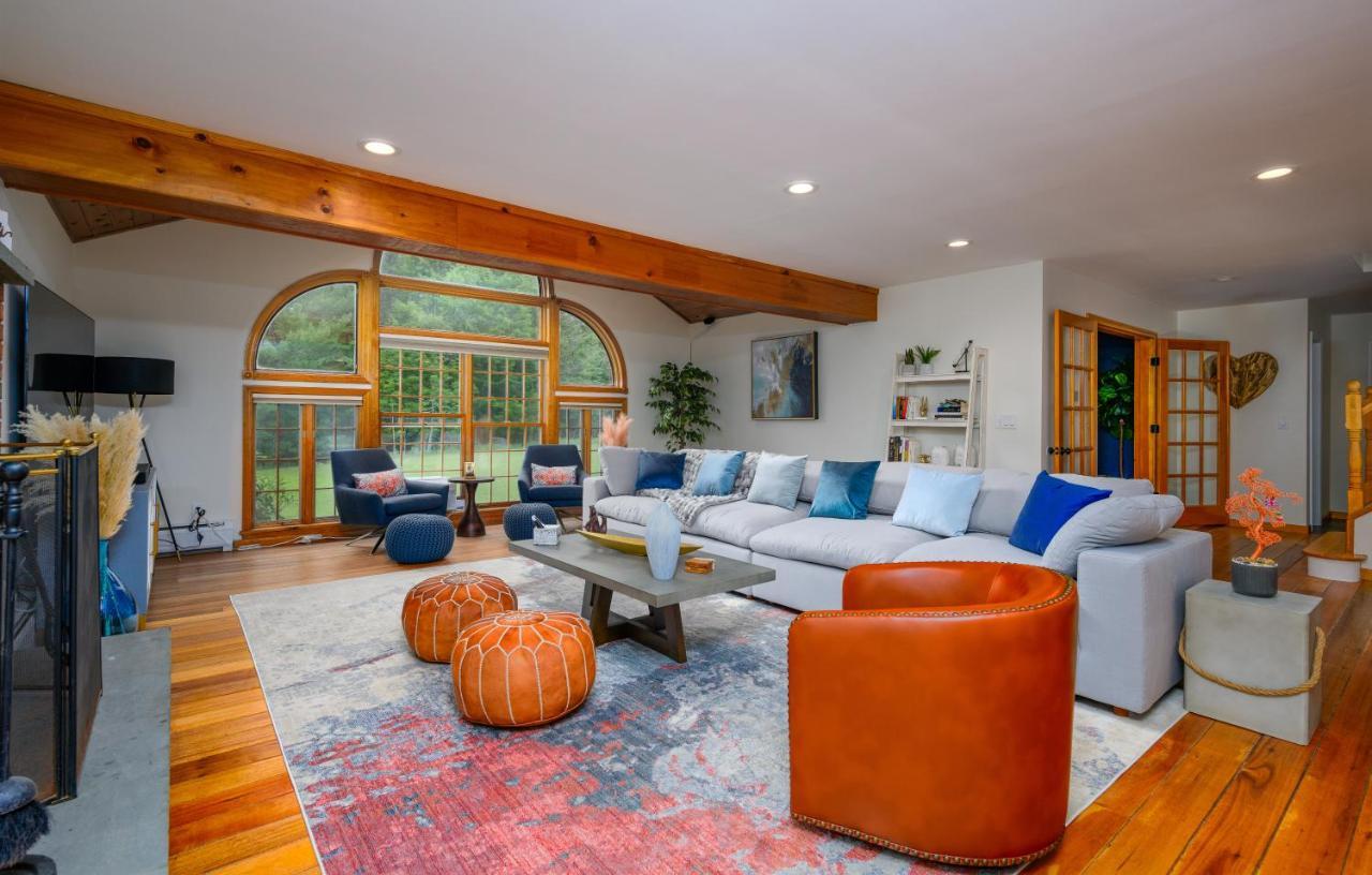 Mountain Blue Vista - Luxury Retreat Near Ski Resorts With Pond, Firepit And Hot Tub Windham Extérieur photo