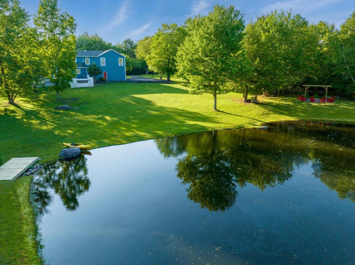 Mountain Blue Vista - Luxury Retreat Near Ski Resorts With Pond, Firepit And Hot Tub Windham Extérieur photo
