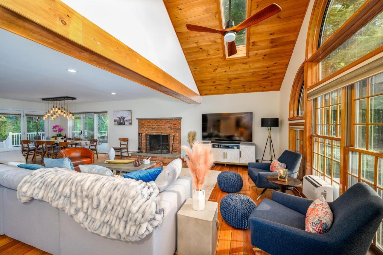 Mountain Blue Vista - Luxury Retreat Near Ski Resorts With Pond, Firepit And Hot Tub Windham Extérieur photo