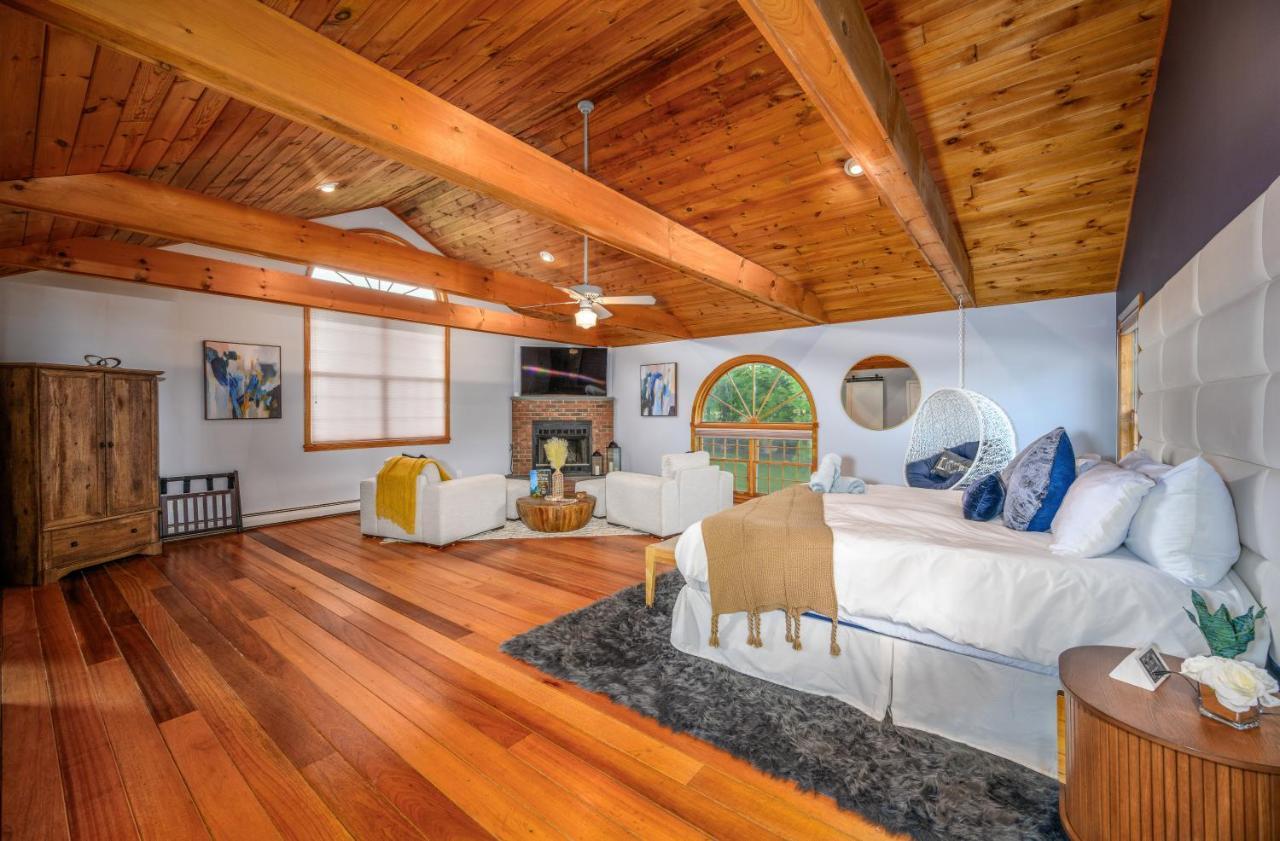 Mountain Blue Vista - Luxury Retreat Near Ski Resorts With Pond, Firepit And Hot Tub Windham Extérieur photo