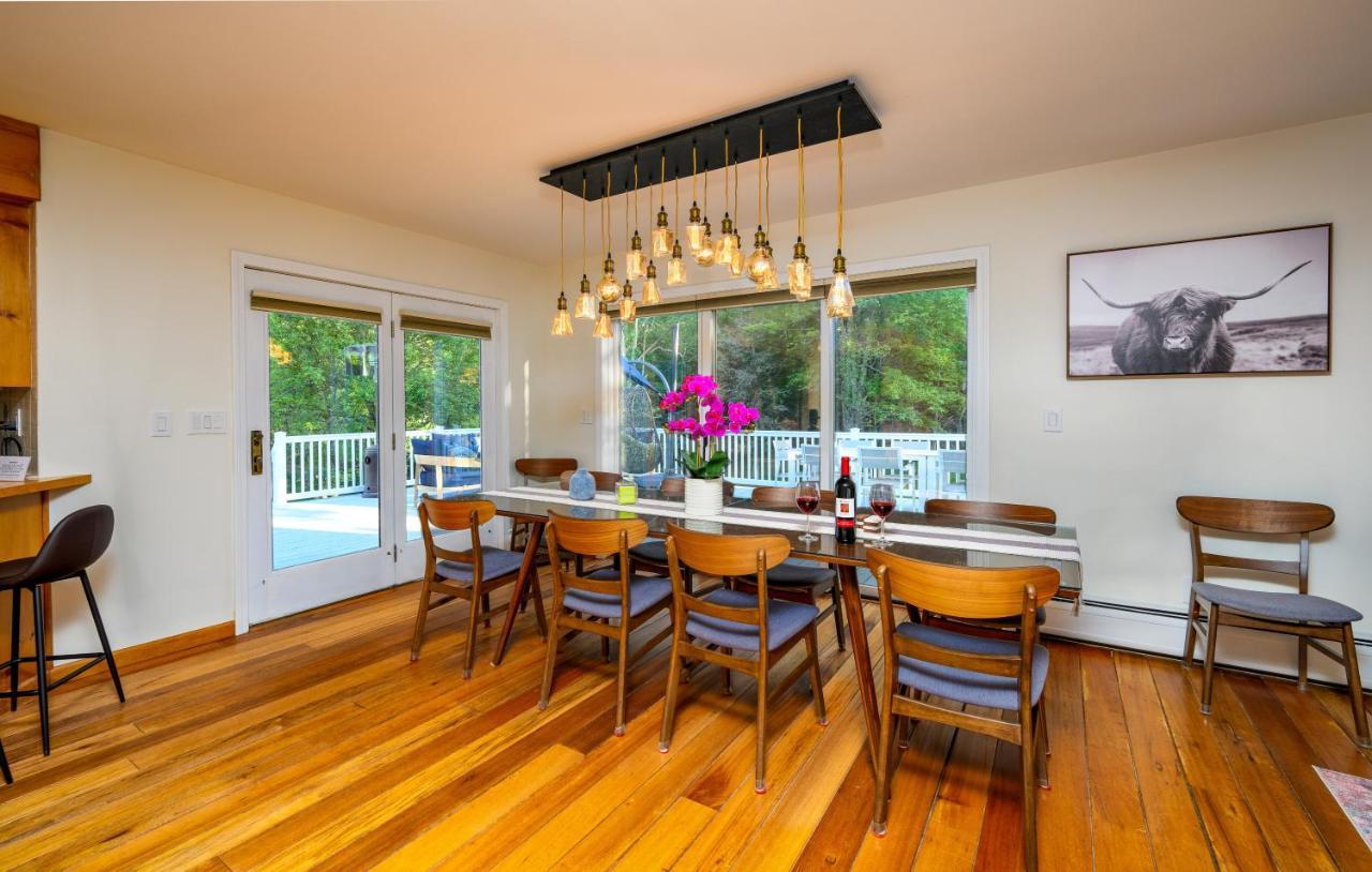 Mountain Blue Vista - Luxury Retreat Near Ski Resorts With Pond, Firepit And Hot Tub Windham Extérieur photo