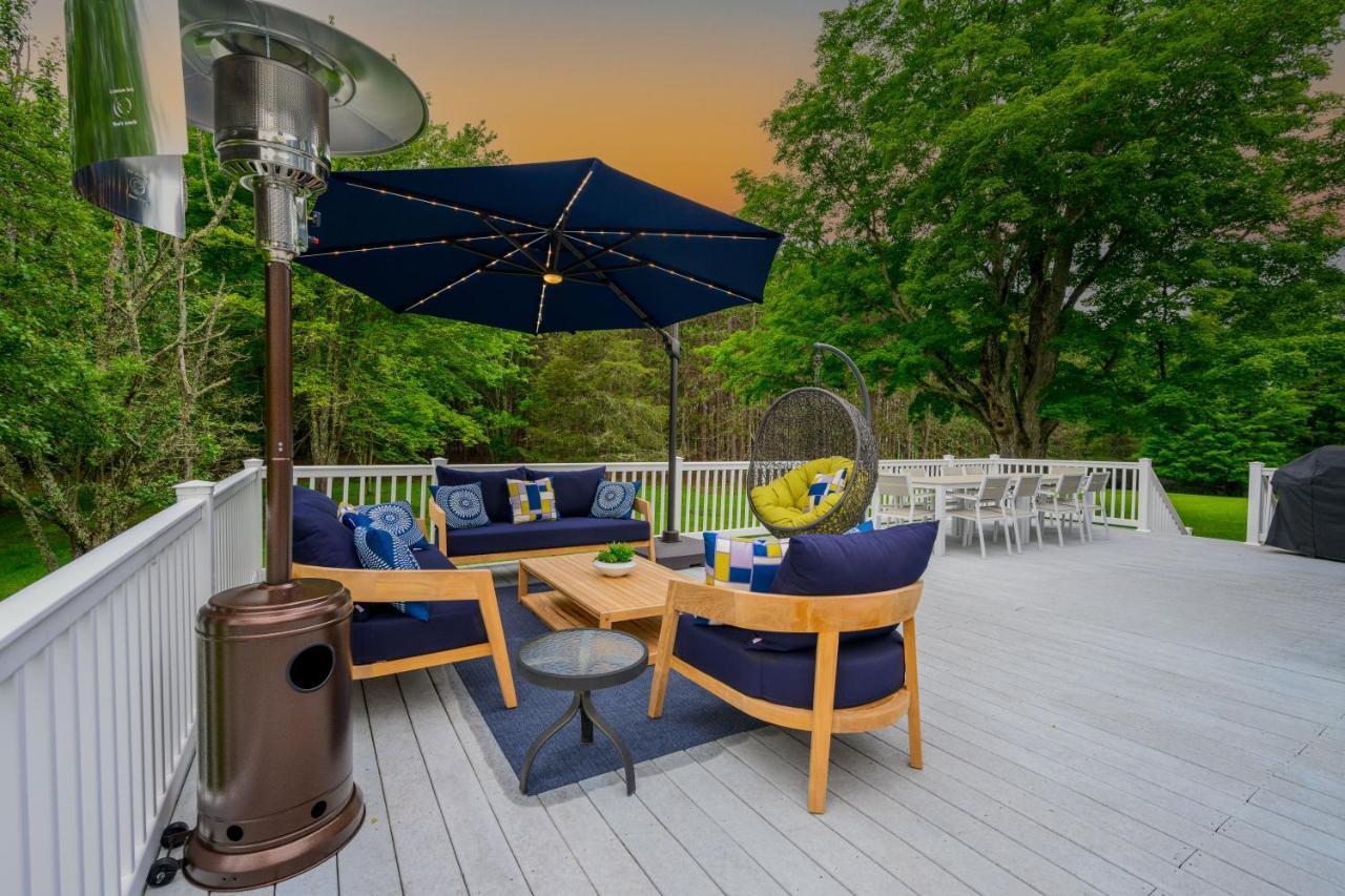 Mountain Blue Vista - Luxury Retreat Near Ski Resorts With Pond, Firepit And Hot Tub Windham Extérieur photo