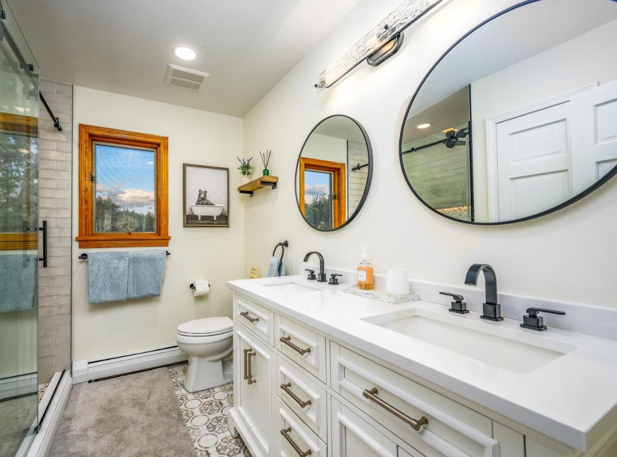Mountain Blue Vista - Luxury Retreat Near Ski Resorts With Pond, Firepit And Hot Tub Windham Extérieur photo