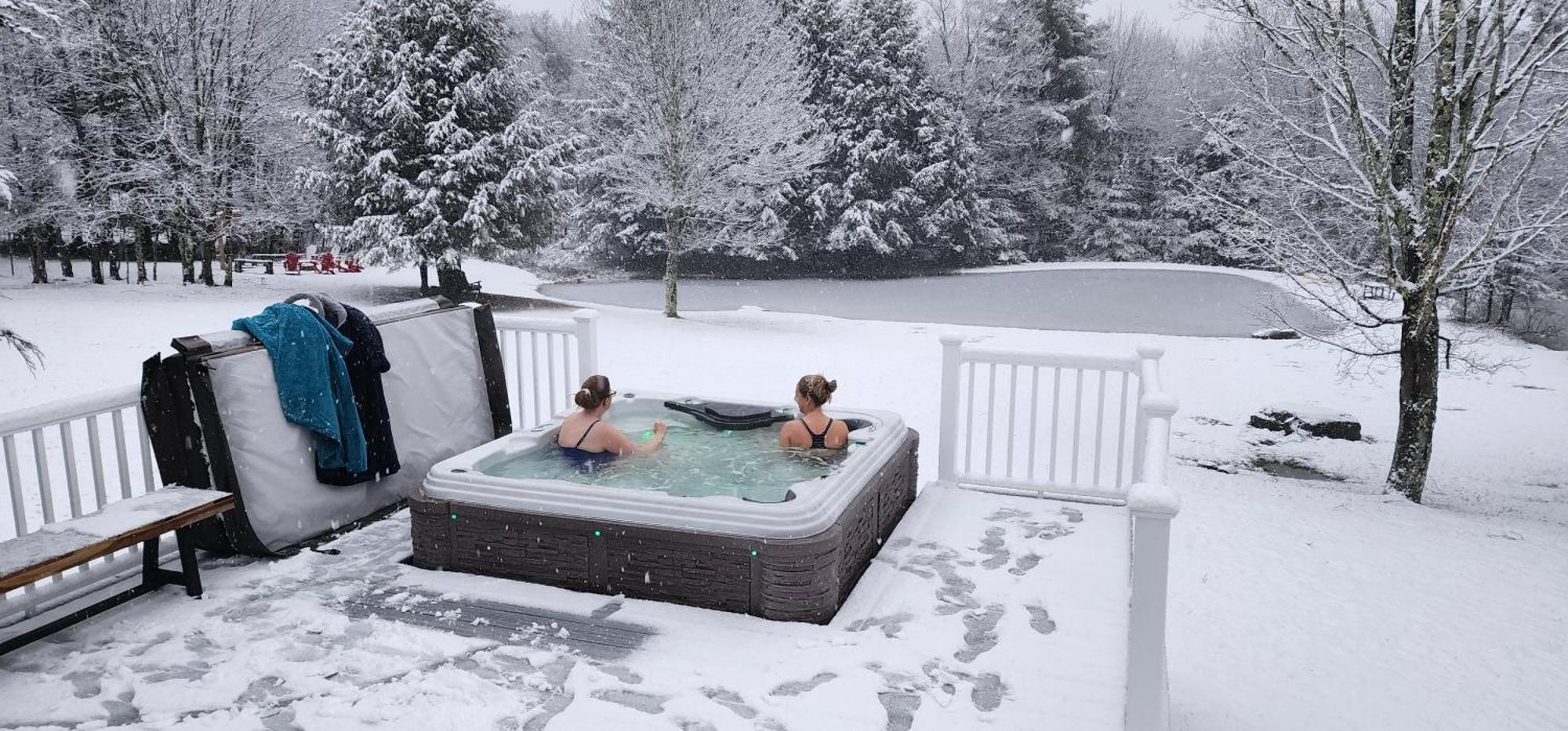 Mountain Blue Vista - Luxury Retreat Near Ski Resorts With Pond, Firepit And Hot Tub Windham Extérieur photo