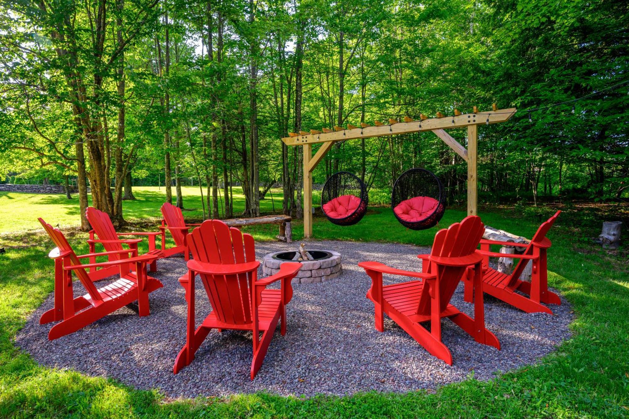 Mountain Blue Vista - Luxury Retreat Near Ski Resorts With Pond, Firepit And Hot Tub Windham Extérieur photo
